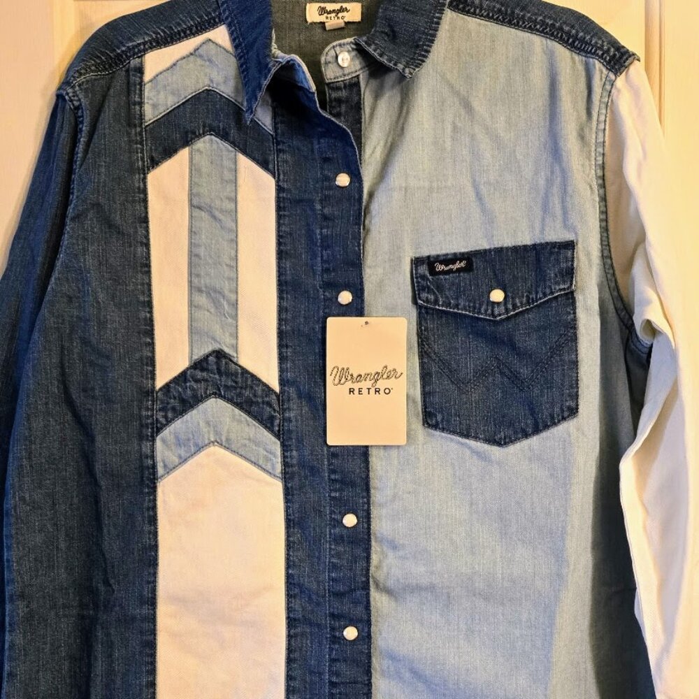 Wrangler Womens Retro Denim Shirt